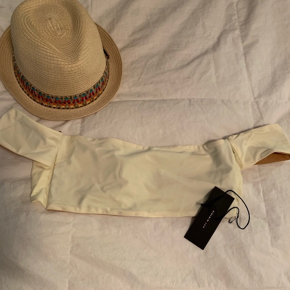 🆕 NWT SEI Swim Chloe Bandeau Bikini Top - Picture 2 of 5